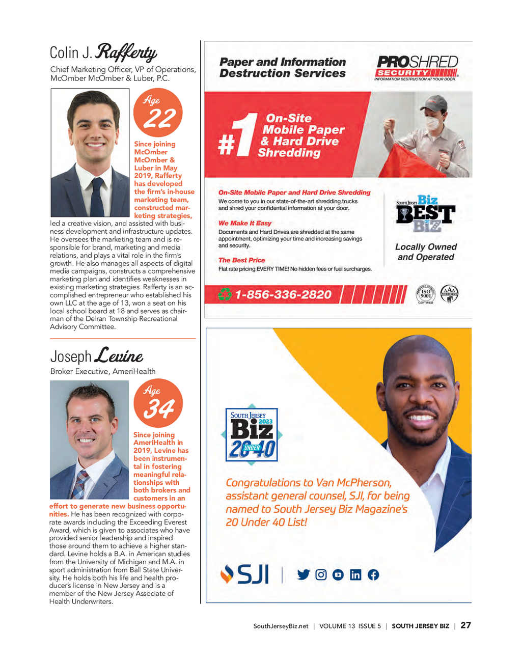 South Jersey BIZ Issue 5 (May 2023)