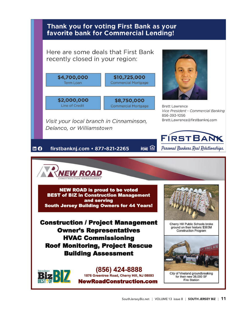 South Jersey BIZ Issue 8 (August 2023)