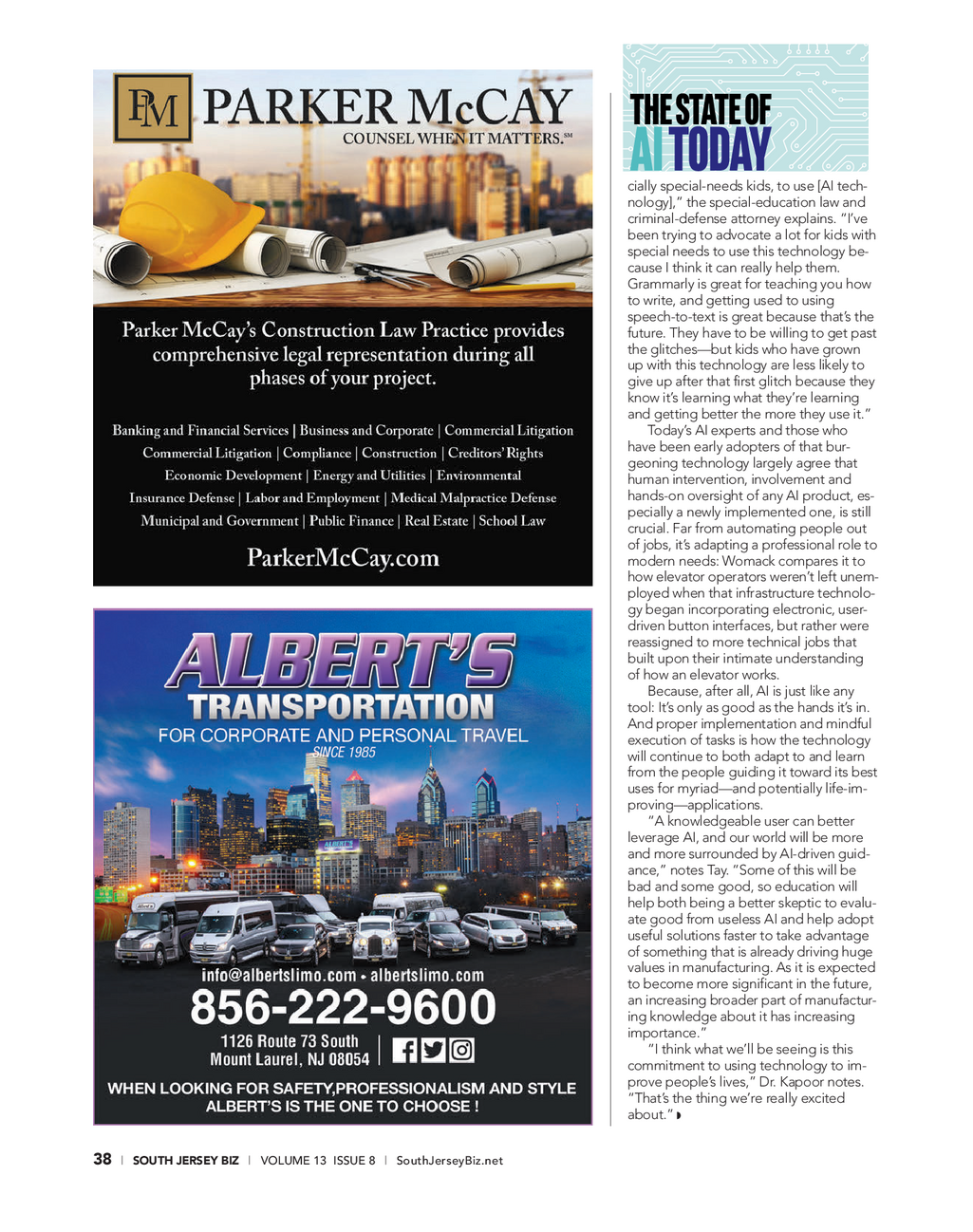 South Jersey BIZ Issue 8 (August 2023)