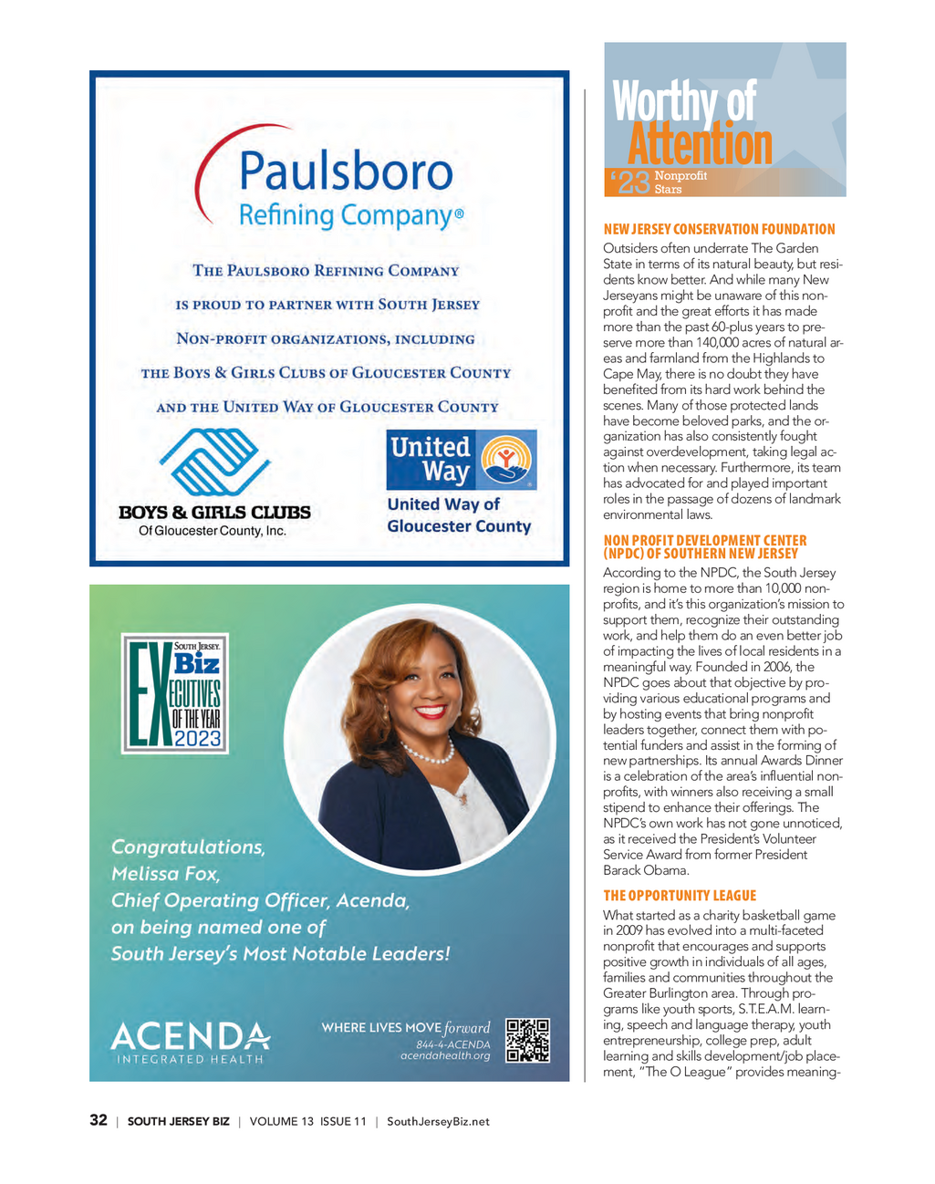 South Jersey BIZ Issue 11 (November 2023)