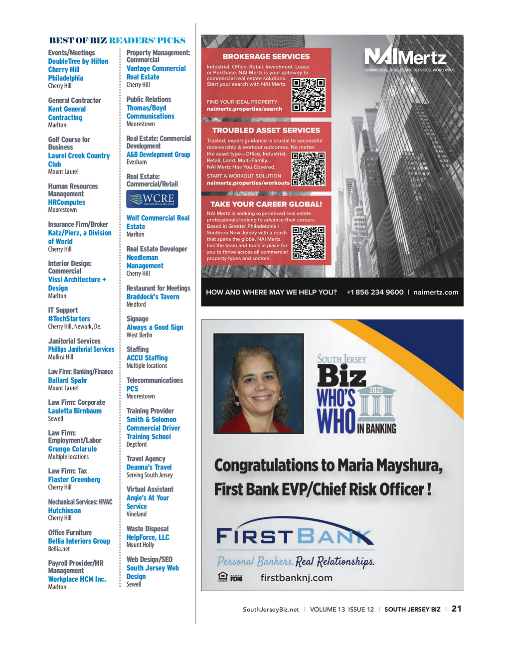 South Jersey BIZ Issue 12 (December 2023)